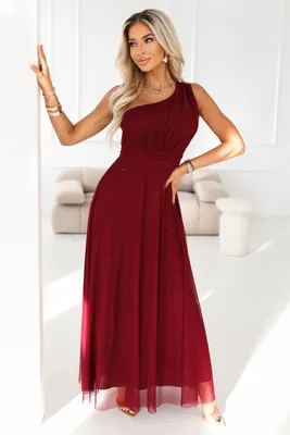 Produktbild von Numoco Formelle Frauenkleider Dlenife burgund Univerzální