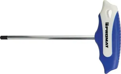 Produktbild von Stiftschlssel mit Quergriff Schlsselweite 5 mm Klingenlnge 350 mm S2-Stahl
