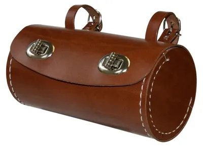 Obrázok produktu pre Sedlová taška Westphal #60 kožená 160xø80mm, hnedá