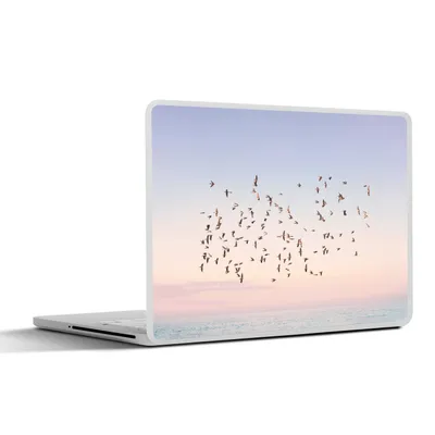 Produktbild von MuchoWow® Laptop Aufkleber Sticker Cover Vögel - Meer - Himmel - Natur - Sommer 31x22.5 cm - Laptop-Deko