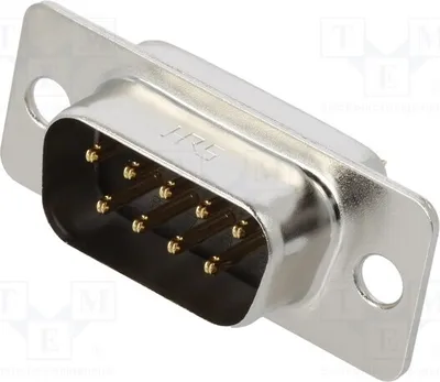 Productafbeelding van 1x D-Sub connector: 9-polige female doorlusconnector, serie: SD, model: SDEB-9P(55), D-Sub stekker en connector