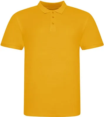 Obrázok produktu pre Just Polos JP100 | Pánska polokošeľa The 100 Polo, česaná bavlna s krúžkovým pradením - Farba: horčicová - Veľkosť: L