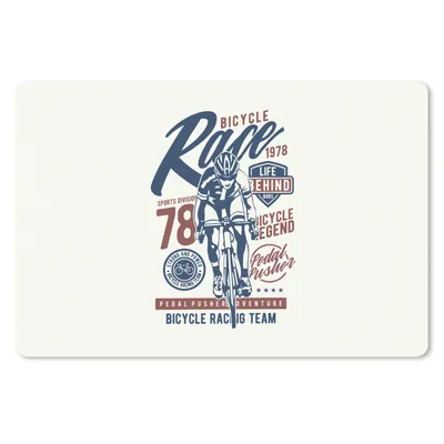 Produktbild von MuchoWow® Mauspad Mousepad Straßenradsport - Rennen - Vintage 27x18 cm - Mousepads - Maus Mat - Pad - Mausunterlage - Büroartikel - Desk Matten
