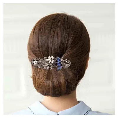 Produktbild von Elegante Haarklammer mit Perle für Damen und Mädchen