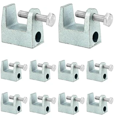 Produktbild von Solidchoice – 12 Stück Stahlbalkenklemmen für Bauprojekte