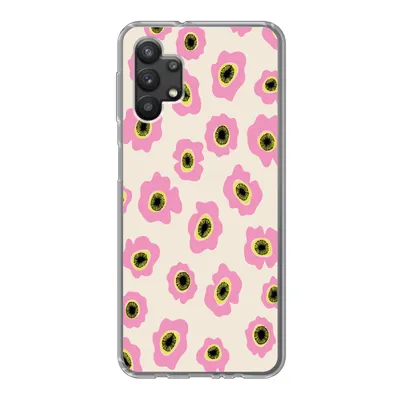 Produktbild von MuchoWow® Handyhülle Schutzhülle Hülle für Samsung Galaxy A32 5G Blume - Muster - Abstrakt Silikon Softcase Handy Hülle - Softcase - Geburtstag Teenager