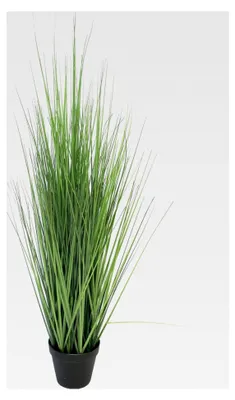 Produktbild von Kunstgras Schwingel im Topf - Künstlich und Naturgetreu - Dekogras Ziergras Ufergras Schilfgras (Höhe ca. 86 cm)
