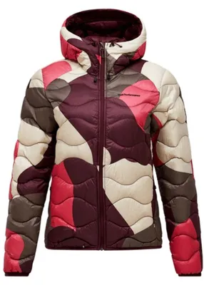 Produktbild von Peak Performance Damen Helium AOP Down Hood Jacke SNOWBANK : M Größe: M
