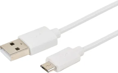 Obrázok produktu pre ERARD - Micro USB M / USB M - 2.4A - 3m - weiß - 722409