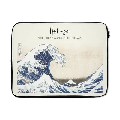 Produktbild von MuchoWow® Laptop Hülle 15 Zoll Hokusai - Die große Welle vor Kanagawa - Japanische Kunst Laptoptasche - Laptoptasche - Sleeve - Rundum-Schutz