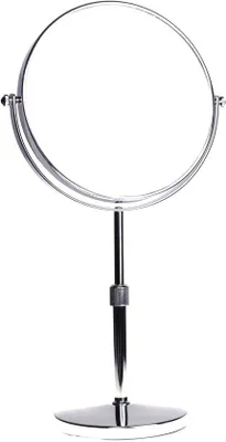 Produktbild von Famanu Badezimmerpiegel 20 cm - 10x Vergrößerung, verstellbar, doppelseitig, chrom