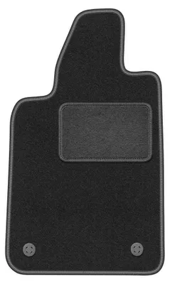 Produktbild von Fahrermatte Velours für Fiat Barchetta 1995-2005 (Coupé/Cabrio) – 1-tlg, Graphit, passgenau – Wielganizator LUX