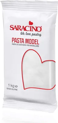 Obrázok produktu pre Saracino modelovacia pasta biela 1 kg v prietokovom balení