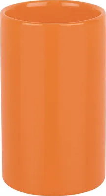 Produktbild von Spirella Zahnputzbecher Zahnbürstenhalter Tube 7 x 11,5 cm Orange
