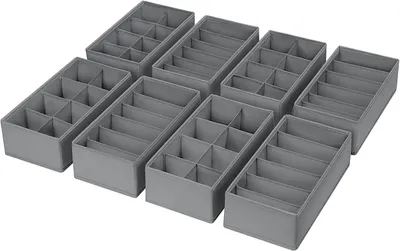 Produktbild von Socken- und Unterwäsche-Organizer – Set mit 8 Stück – Kleider-Organizer, Set mit 8 Stück