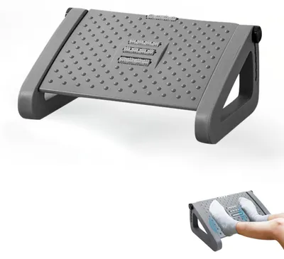 Produktbild von Fußstütze verstellbar, rutschfest, mit Massagefunktion, für Büro