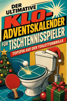Produktbild von Der ultimative Klo-Adventskalender für Tischtennisspieler