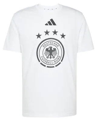 Produktbild von Adidas DFB DNA GR T-Shirt mit DFB-Wappen und Oversize-Optik, Weiß, Größe S