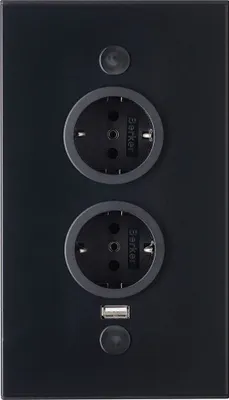 Zdjęcie produktu dla Gniazdo kuchenne Riva z USB, 2-kierunkowe gniazdo narożne, gniazdo kombinowane