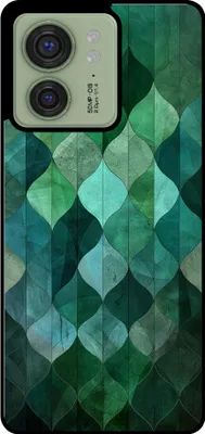 Obrázek produktu pro Smartphonica Pouzdro na telefon vhodné pro Motorola Edge 40 s potiskem zelených listů - Zadní kryt z TPU s potiskem zelených listů - Green