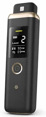 Produktbild von Digitaler Mundgeruch Messgerät Tester, Atemanalyse mit elektrochemischem Sensor, 4 Stufen Anzeige und präzise PPM Messung, USB-C Ladegerät