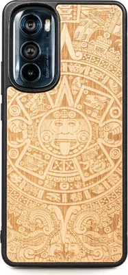 Produktbild von Holzhülle Bewood Bewood Motorola Edge 30 Aniegre Aztekischer Kalender