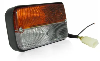 Immagine prodotto di Luce di posizione anteriore con indicatore di direzione per trattori, escavatori — compatibile con Massey Ferguson