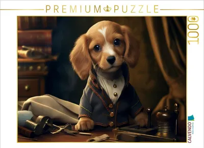 Produktbild von CALVENDO Puzzle Das tapfere Schneiderlein | 1000 Teile Lege-Größe 64x48cm Foto-Puzzle für glückliche Stunden