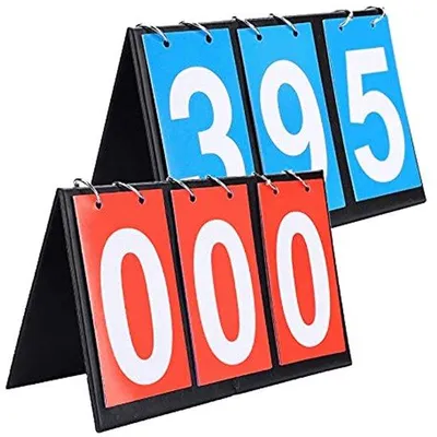 Produktbild von Flip-Scoreborden Set - 3-stellig, für Sportwettkämpfe
