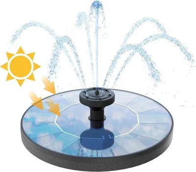 Productafbeelding van DailySuppliess® Solar Fontein - Led Verlichting - Vijververlichting - Zwart