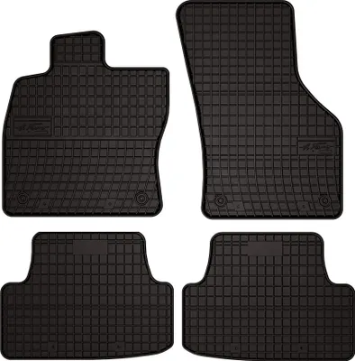 Immagine prodotto di Tappetini auto in gomma adatto per Volkswagen Golf VII (2012-2020, alltrack, hatchback, station wagon, variant) neri, set 4 pz, con fissaggi