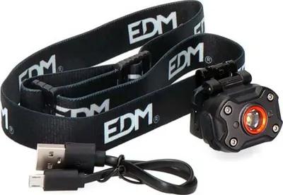 Immagine prodotto di Mini torcia a LED ricaricabile con 400 lumen edm