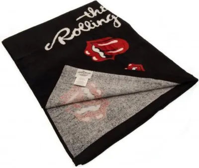 Produktbild von The Rolling Stones - Osuška, bavlna, pery AG2692 (140 cm x 70 cm) (červená/čierna)