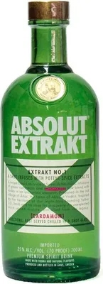 Obrázok produktu pre Absolut 70071220, 0,7 L, 35%, Švédsko, 77 kcal, 74 kcal, 35 ml