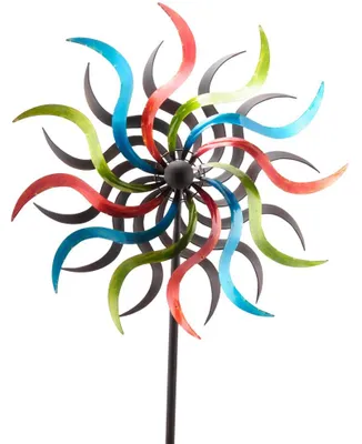 Productafbeelding van Windmolen voor de tuin, metalen, zonnesymbool, 184 cm