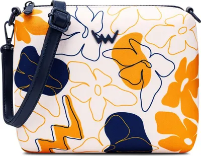 Zdjęcie produktu dla Vuch Dámska crossbody kabelka Nuria Flowers Line Apricot marhuľa Jeden rozmiar