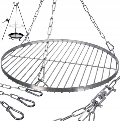 Produktbild von Grillrost Ø700 Mm FEINZ Dreibein Hochwertig Und Langlebig Für Perfekten Grillgenuss Edelstahl