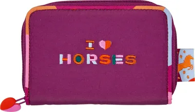 Produktbild von I LOVE HORSES - Portmonee fuchsia