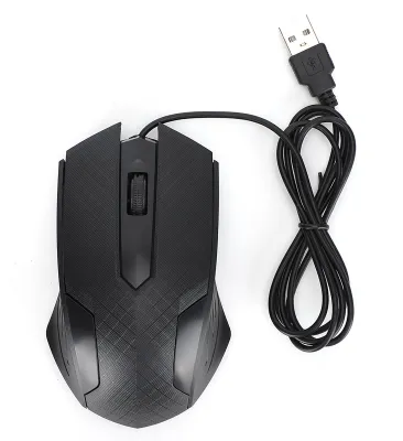 Obrázek produktu pro Kabelová myš, profesionální nástroj pro kancelářské notebooky, 2400 dpi, ergonomický design, černá, Q57