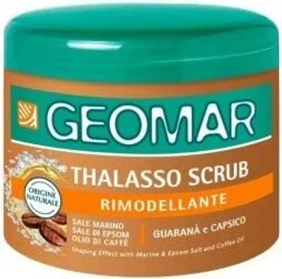 Produktbild von GEOMAR Thalasso Scrub Rimodellante 600g mit Meersalz und Kaffeepulver