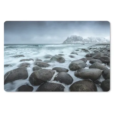 Produktbild von MuchoWow® Mauspad Mousepad Meer - Stein - Himmel 27x18 cm - Mousepads - Maus Mat - Pad - Mausunterlage - Büroartikel - Desk Matten