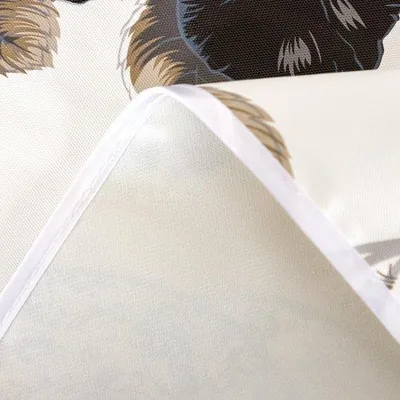 Productafbeelding van SnelShoppen - Afwasbaar Tafelzeil Rond 160 cm - Tuintafelkleed met Rand - Bloemenprint - Polyester - Ideaal voor Feest, Camping, Tuin en Keuken