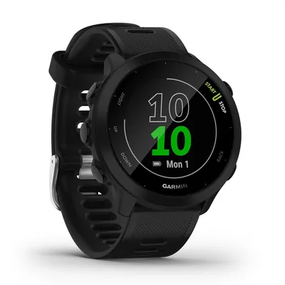 Produktbild von GPS-Laufuhr mit 1,04“ Always-On-Farbdisplay, täglichen Trainingsempfehlungen, Laufzeitprognose, Sport-Apps, Schwarz und bis zu 14 Tagen Akkulaufzeit