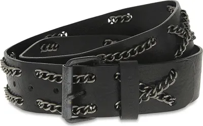 Produktbild von Diesel B-FLOWW Belt Gürtel Herren Echtleder Schwarz