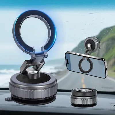 Magnetische Handyhalterung mit Saugnapf, 360° verstellbar, für iPhone & Samsung