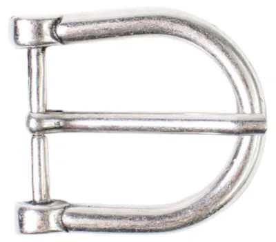 Produktbild von FRONHOFER Gürtelschnalle silber, Dornschnalle für 3,5 cm Riemen, Hufeisen