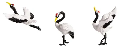 Obrázok produktu pre Elzusha – Miniatúrne sošky červenokrídlovej kakadu vhodné ako ozdoba do záhrady alebo bonsai