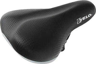 Obrázek produktu pro Velo Children, Sedlo na kolo, Město, Unisex, Černá, Šedá, Jednobarevný, 15,3 cm