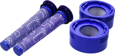 Produktbild von 2 x Vorfilter und 2 X Nachmotorfilter für Dyson V8 V7 Staubsauger, Ersatzteile Filter Zubehör Set