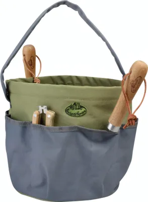 Produktbild von Esschert Design Gartengerätetasche rund grau; GT89